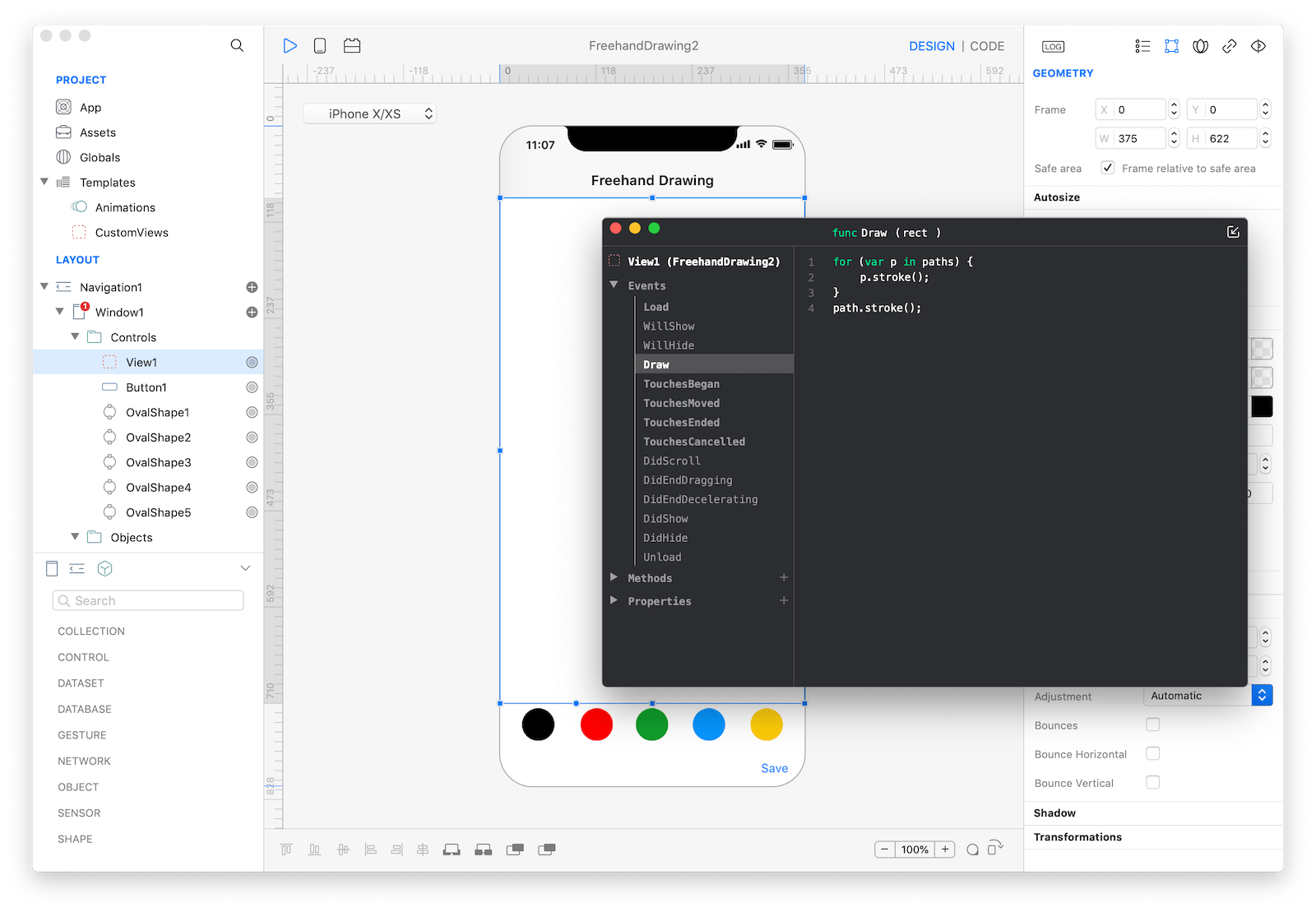 How to programmatically Draw the content of a View